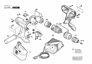 BOSCH GSB 24 VE-2 - 0601952282
