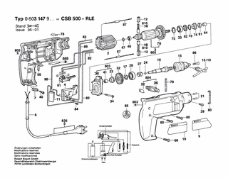 BOSCH CSB 500-RLE - 0603147938