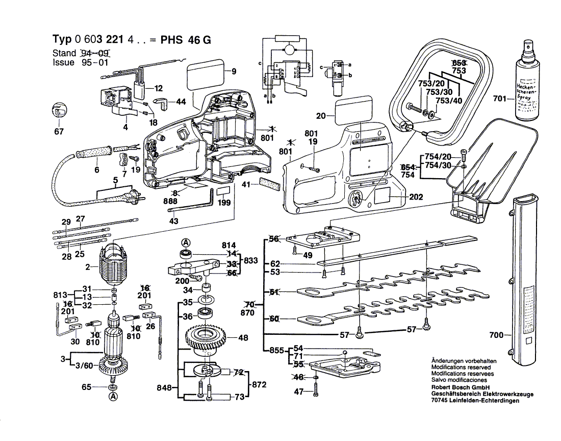 BOSCH PHS 46 G - 0603221438