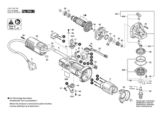 BOSCH GWS 750 - 3601C94052