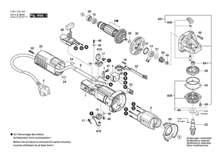 BOSCH GWS 750 - 3601C94250