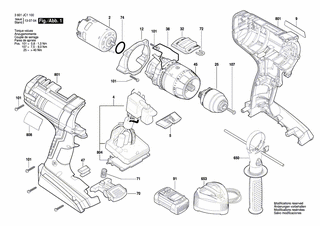 BOSCH GSB 36 VE-2-LI - 3601JC1150
