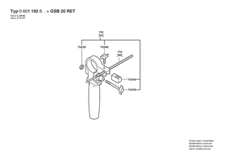 BOSCH GSB 20-2 RET - 0601192833