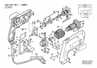 BOSCH GBM 1 - 0601136161