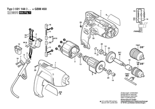 BOSCH GBM 450 - 0601144043