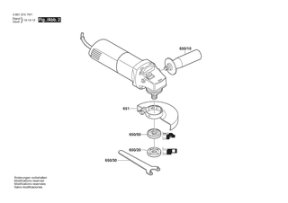 BOSCH GWS 6-100 E - 06013757W1