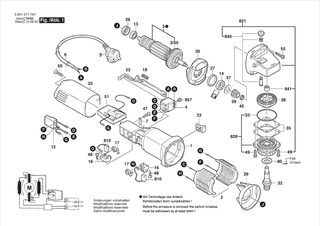 BOSCH GWS 8-125 C - 06013777W1