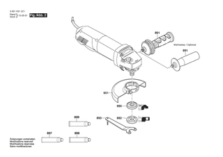 BOSCH GWS 8-115 Z - 3601H31500