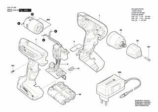 BOSCH TSR 1000 - 3601JF4084