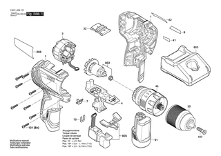 BOSCH GSB 12V-30 - 3601JG9180