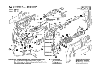 BOSCH SCHLAGBOHRMASCHINE - 0603168750