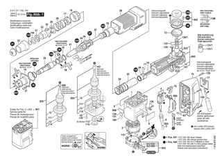 BOSCH MARTELO GSH 10CE - 0611311750