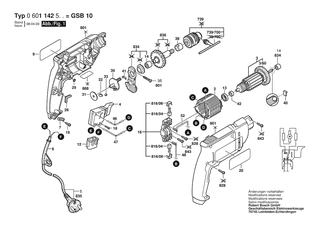 BOSCH GSB 10 - 0601142506