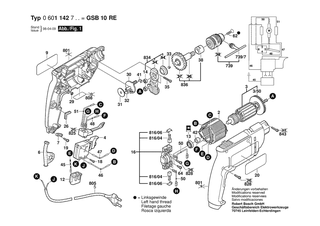 BOSCH GSB 10 RE - 0601142706