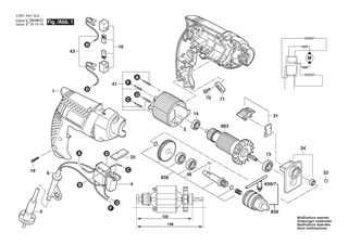 BOSCH GSB 550 - 3601AA15L0