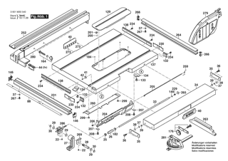 BOSCH GTS 10 J - 3601M305L0