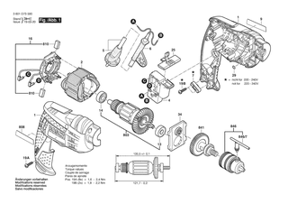 BOSCH GBM 10 RE - 3601D73590