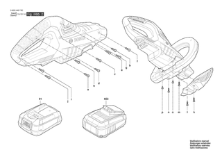 BOSCH AHS 50-20 LI - 3600H49FB0