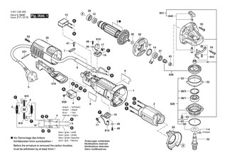 BOSCH GWS 9-100 P - 3601C965B0