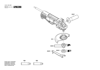 BOSCH GWS 9-100 P - 3601C965B0