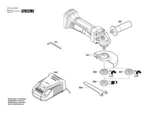 BOSCH GWS 18V - LI bare - 3601J3A3B0