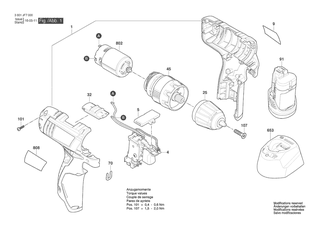 BOSCH GSR 10,8V-13 - 3601JF70B0