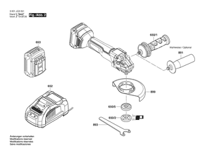 BOSCH GWS 18V-10 C - 3601JG30B1
