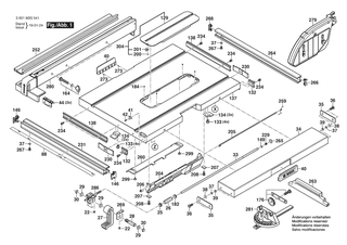 BOSCH GTS 10 J - 3601M305B1