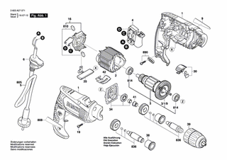 BOSCH PSB 500 RE - 3603A270B0