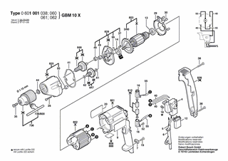 BOSCH GBM 10 X - 0601001061