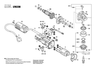 BOSCH GWS 750-100 - 3601C940J0