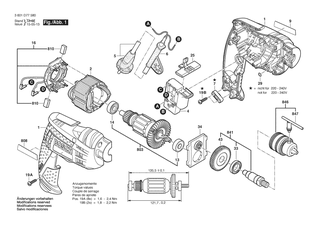 BOSCH GBM 13 RE - 3601D775J0