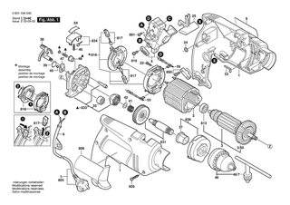 BOSCH GSB 650 RE - 060119A505
