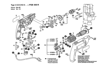BOSCH PSB 500 R - 0603312805