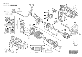 BOSCH GSB 16 RE - 3601B181C1