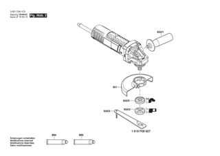 BOSCH GWS 750-100 S - 3601C941C0