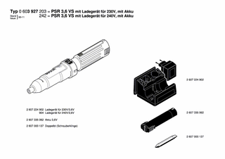 BOSCH PSR 3,6 V - 0603927224