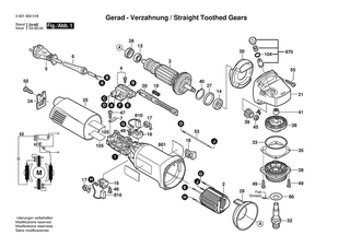 BOSCH GWS 7-115 BRAS - 0601800019