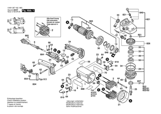 BOSCH ANGLE GRINDER - 0601357104