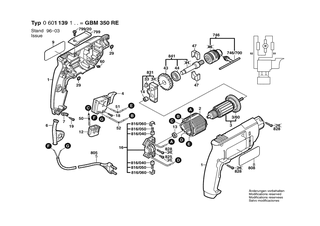 BOSCH GBM 350 - 0601139160