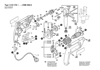 BOSCH CSB 550-2 - 0603170107