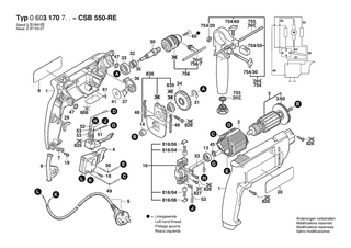 BOSCH CSB 550 RE - 0603170707