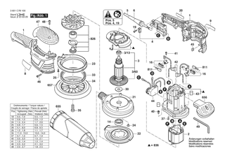 BOSCH GEX 125-150AVE bare - 3601C7B1K0