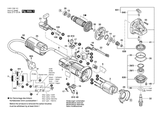 BOSCH GWS 9-100S - 3601C961K0