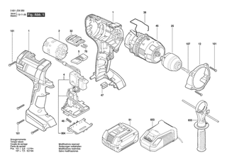 BOSCH GSB 18 VE-2-LI - 3601JD93B0