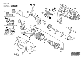 BOSCH GSB 10 RE bare - 3601A1E5N0