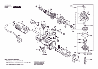 BOSCH GWS 750-115 - 3601C940L3