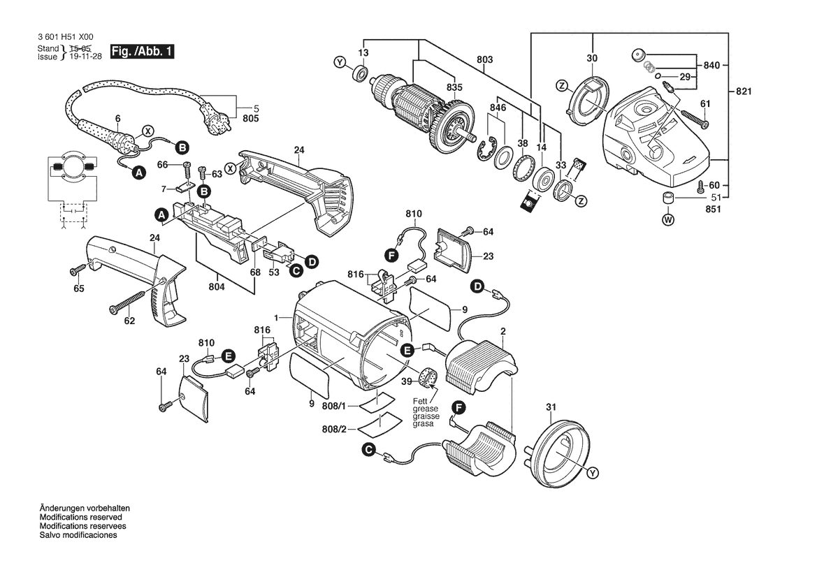 BOSCH GWS 2200-180 H - 3601H51XP0