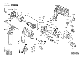 BOSCH GSB 20-2 RE - 3601AA22G0