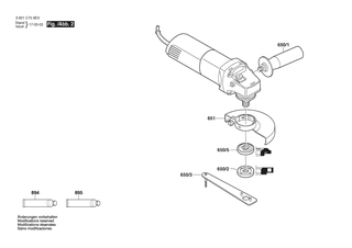 BOSCH GWS 670 - 3601C756G1